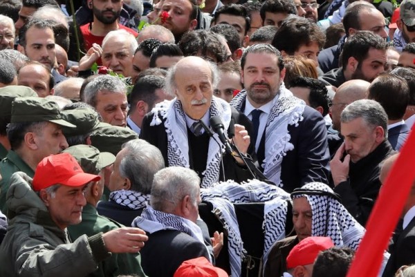 جنبلاط : نكبة جديدة تنتظر الفلسطينيين .. التهجير الجماعي في العراق وسوريا خاصة، أفضل ذريعة للصهيونية للوصول إلى يهودية الدولة