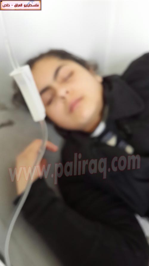 نقل الطفلة الفلسطينية سميرة خالد محمد محمود تيم اليازوري إلى المستشفى بعد تراجع حالتها الصحية في سوريا