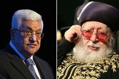 الرئيس الفلسطينى يقدم التعازي في وفاة المقبور “عوفاديا يوسف”