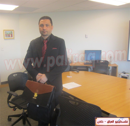  وصول الفلسطيني أياد حسن فارس إلى الولايات المتحدة الأمريكية وشكر وتقدير من والدته للفلسطيني جواد فيصل ازحيمان