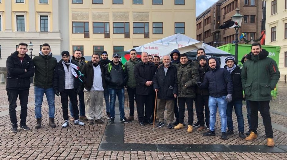 نداء الى جميع فلسطينيو العراق الذين حصلوا على رفض في السويد المشاركة في "الاعتصام" الذي ينظمه فلسطينيو الشتات في مدينة يوتبوري
