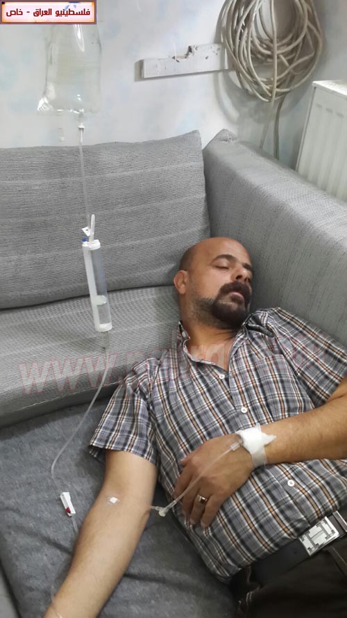 نقل الفلسطيني خالد محمد محمود تيم اليازوري إلى المشفى بعد تراجع حالته الصحية في سوريا