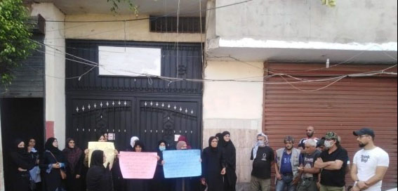 "اعتصام" في عين الحلوة لأهالي السجناء الفلسطينيين في سجن رومية في لبنان