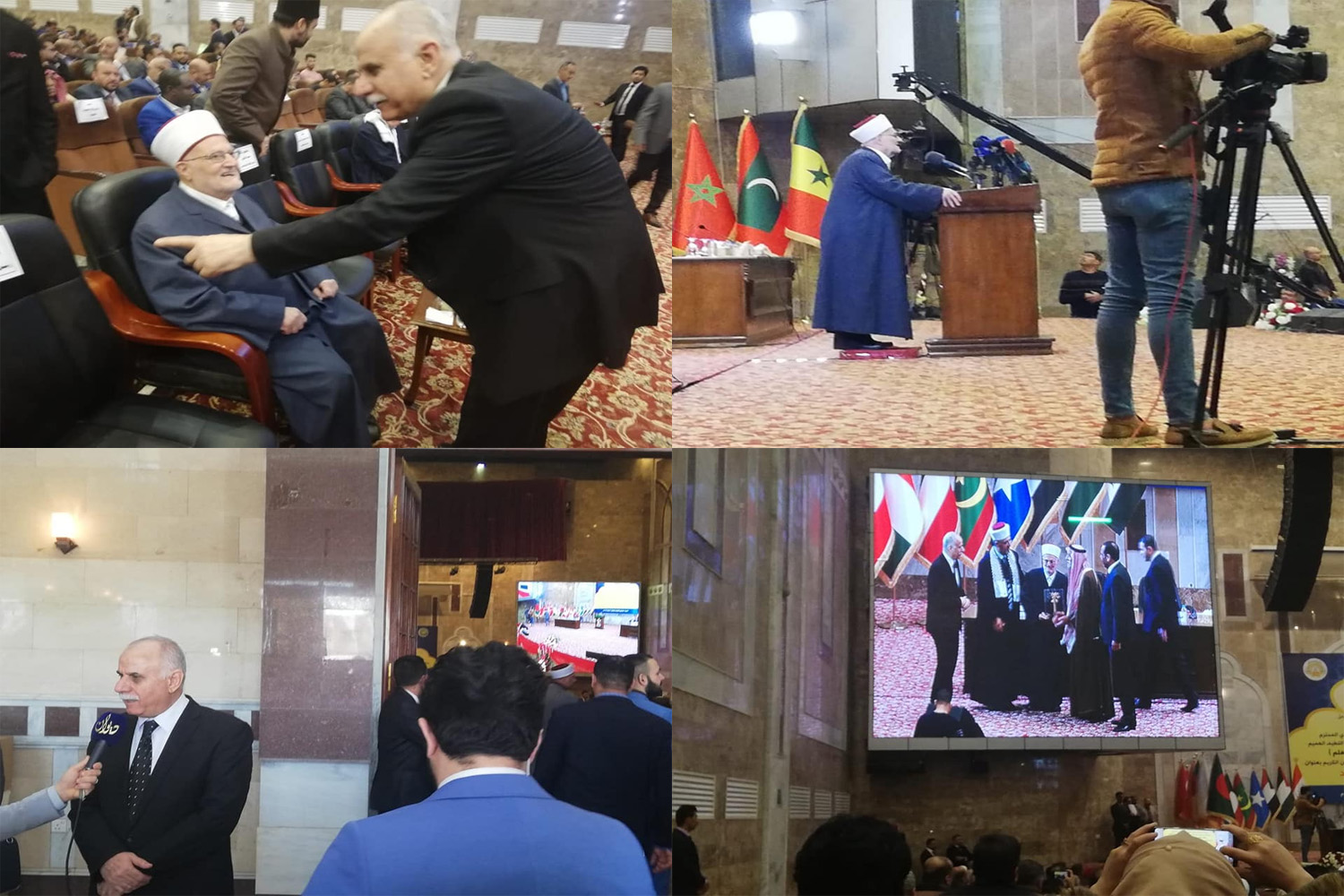 وفد فلسطيني برئاسة الشيخ عكرمة صبري يزور العراق ويشارك في (مؤتمر الإعجاز العلمي في القرآن الكريم) الذي ينظمه الوقف السني العراقي
